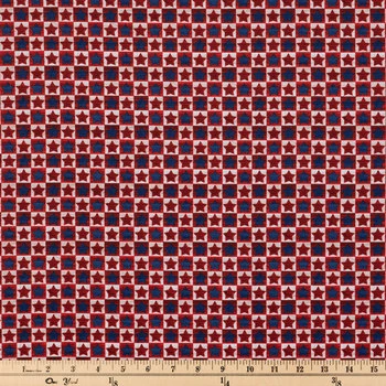Discount ???? Star Check Cotton Calico Fabric ???? 2 Discount ???? Star Check Cotton Calico Fabric ???? - Image 2