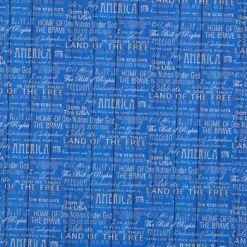 Cheap π American Pride Words Cotton Calico Fabric π