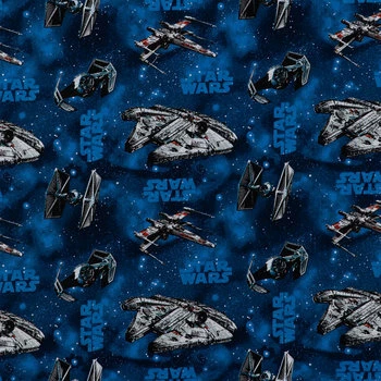 Best deal ???? Star Wars Ships Cotton Calico Fabric ???? 1 Best deal ???? Star Wars Ships Cotton Calico Fabric ????