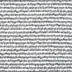 Budget 🎁 Sheet Music Cotton Calico Fabric 👍