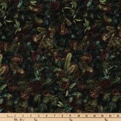 Alternative view of Brand new ???? Packed Pines Cotton Fabric ????