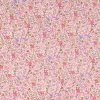 Discount 🔥 Pink Floral Cotton Calico Fabric 🎁