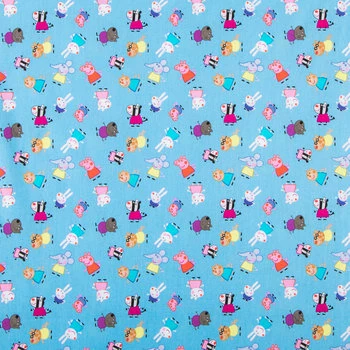 Discount β Peppa Pig & Friends Cotton Calico Fabric π 1 Discount β Peppa Pig & Friends Cotton Calico Fabric π