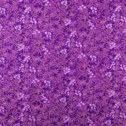 Hot Sale 🧨 Metallic Leaf Print Cotton Calico Fabric ✔️