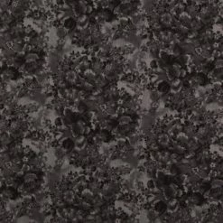 Deals ???? Black Faded Floral Cotton Calico Fabric ????