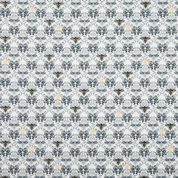 Best Sale ???? Bee Damask Cotton Calico Fabric ✨ 1 Best Sale ???? Bee Damask Cotton Calico Fabric ✨