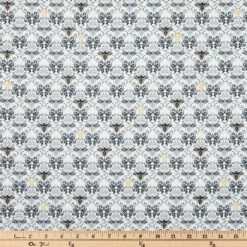 Alternative view of Best Sale ???? Bee Damask Cotton Calico Fabric ✨
