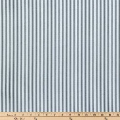 Alternative view of Brand new ⭐ White & Black Ticking Striped Cotton Calico Fabric ????