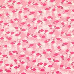Best reviews of ⭐ Pink Flamingo Allover Cotton Calico Fabric ⌛