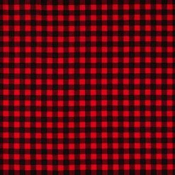 Promo 👍 Buffalo Check Cotton Calico Fabric 🎉