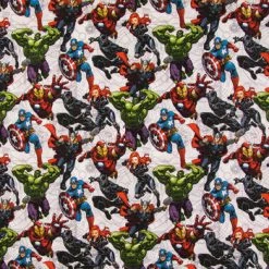 New 😍 Avengers Unite Cotton Calico Fabric 😉