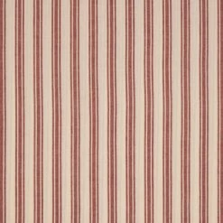 Hot Sale 🤩 Red & White Classic Striped Cotton Calico Fabric 😀