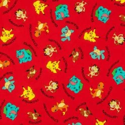 Best Sale ❤️ Pokemon Cotton Fabric 💯