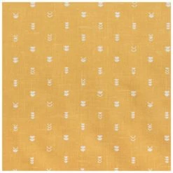 Top 10 π€© Mustard Arches Cotton Calico Fabric π