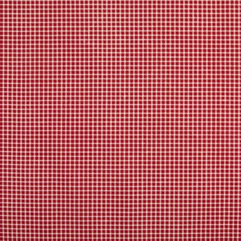 Budget π Red & Cream Gingham Cotton Calico Fabric π 1 Budget π Red & Cream Gingham Cotton Calico Fabric π