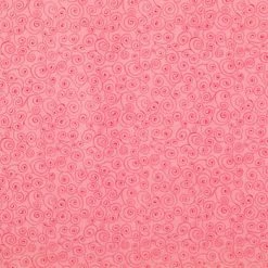 Promo 🌟 Pink Swirl Cotton Calico Fabric 🥰