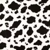 Outlet 🎉 Black & White Cow Print Cotton Calico Fabric 🎉
