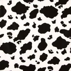 Outlet 🎉 Black & White Cow Print Cotton Calico Fabric 🎉