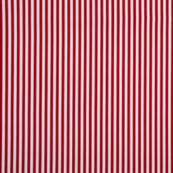 Wholesale 🎉 Red & White Striped Cotton Calico Fabric 🎉