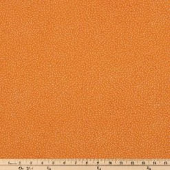 Alternative view of Deals ???? Orange Tiny Leaf Cotton Calico Fabric ????