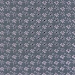 Hot Sale 💯 Gray & Pink Floral Cotton Calico Fabric 🥰