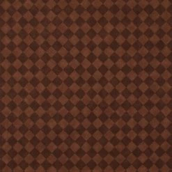 Cheap ❤️ Brown Diamonds Print Cotton Calico Fabric ⌛