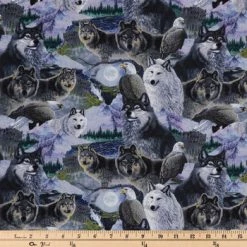 Alternative view of Deals ???? Call Of The Wild Cotton Calico Fabric ❤️