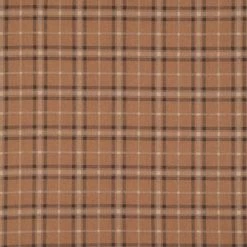 Best Pirce ❤️ Chocolate Plaid Cotton Calico Fabric ✔️