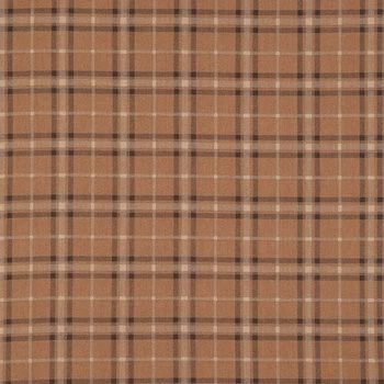 Best Pirce ❤️ Chocolate Plaid Cotton Calico Fabric ✔️ 1 Best Pirce ❤️ Chocolate Plaid Cotton Calico Fabric ✔️