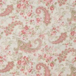 Outlet 😍 Rose Paisley Cotton Calico Fabric ✨