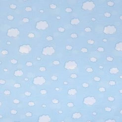 Outlet 👍 Clouds & Dots Cotton Calico Fabric 🤩