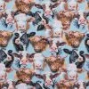 Hot Sale 😀 Cow Portraits Cotton Calico Fabric 🤩