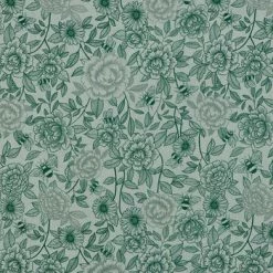 Promo 🌟 Bee Floral Cotton Calico Fabric 😀