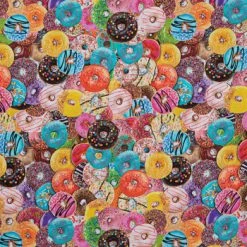 Best Sale ???? Donut Party Cotton Calico Fabric ????