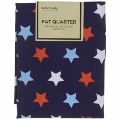 Cheap 😉 Red, White & Blue Star Fat Quarter 🎁