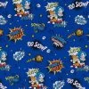 Coupon ❤️ Sonic & Tails Cotton Calico Fabric 🔥