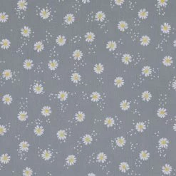 Brand new ???? Gray Daisy Dot Cotton Calico Fabric ✨