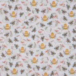 Hot Sale 🔥 Embroidered Bee Cotton Calico Fabric 🛒