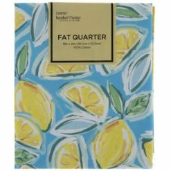 Deals 💯 Bright Lemons Fat Quarter 🔥