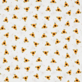 Buy 𧨠Cream Sunflower Cotton Calico Fabric 𧨠1 Buy 𧨠Cream Sunflower Cotton Calico Fabric π§¨