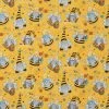 Outlet 🔔 Bee Gnomes Cotton Calico Fabric 😍