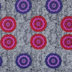 Budget ✨ Pink & Purple Speckled Floral Cotton Fabric 🛒