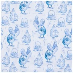 Best deal 💯 Toile Chickens Cotton Calico Fabric 🤩