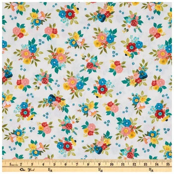 Promo ❤️ Pretty Posy Cotton Calico Fabric ⌛ 2 Promo ❤️ Pretty Posy Cotton Calico Fabric ⌛ - Image 2