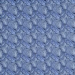 New ✨ Navy Floral & Paisley Cotton Calico Fabric ✨
