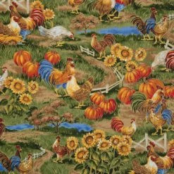 Flash Sale 🎁 Farm Scenic Cotton Calico Fabric 👏