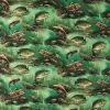 New ❤️ Hautman Scenic Fish Cotton Calico Fabric 🧨