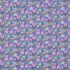 Budget 🥰 Purple Butterfly Floral Cotton Calico Fabric 🛒