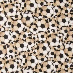 Discount 🥰 Soccer Balls Cotton Calico Fabric 😉