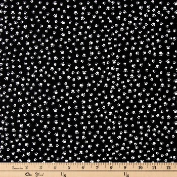 Outlet β€οΈ Dog Paw Prints Cotton Calico Fabric π― 2 Outlet β€οΈ Dog Paw Prints Cotton Calico Fabric π― - Image 2